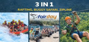 Alanya 3 in 1 Buggy - Rafting - Zipline
