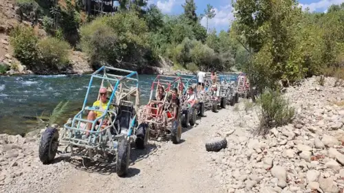 Alanya Combo Tour 5 w 1 (Rafting – Buggy Safari – Zipline – Cabrio Safari – Kanion)
