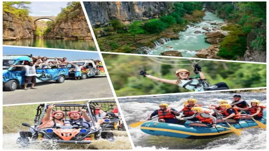 Alanya Combo Tour 5 w 1 (Rafting – Buggy Safari – Zipline – Cabrio Safari – Kanion)
